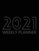 2021 Weekly Planner: Agenda for 52 Weeks, 12 Month Calendar, Weekly Organizer Book for Activities and Appointments with To-Do List and Priorities, White Paper, 8.5″ x 11″, 69 Pages