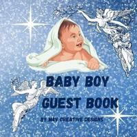 Baby boy guest book