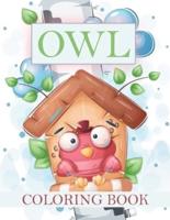 Owl Coloring Book: Fun Owl Designs, Stress Relieving and Relaxing Designs, Adult Coloring Owls