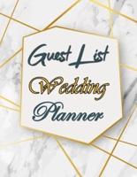 Guest List Wedding Planner: Wedding Guest Tracker, Planner List, List Names and Addresses, Wedding Planner