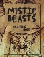 Mistic Beasts Coloring Book for adults