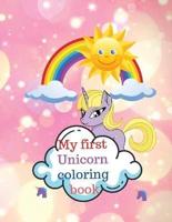 My first Unicorn coloring book