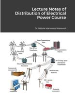 Lecture Notes of Distribution of Electrical Power Course
