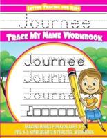 Journee Letter Tracing for Kids Trace My Name Workbook