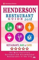 Henderson Restaurant Guide 2018