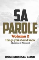 SA PAROLE Volume 2