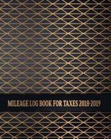 Mileage Log Book For Taxes 2018-2019