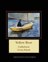 Yellow Boat: Caillebotte Cross Stitch Pattern
