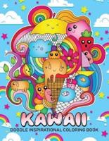 Doodle Kawaii Inspirational Coloring Book
