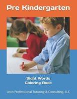 Sight Words Coloring Book
