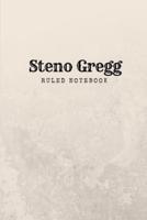 Steno Gregg Ruled Notebook