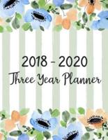 2018 - 2020 Three Year Planner