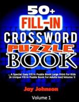 50+ Fill In CROSSWORD Puzzle Book