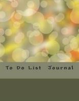 To Do List Journal