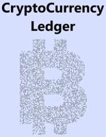 CryptoCurrency BitCoin Ledger 202 Pgs 6 Col/Page 8.5X11 for Traders, Miners and Investors