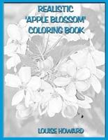 Realistic 'Apple Blossom' Coloring Book
