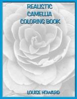 Realistic Camellia Coloring Book