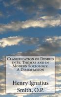 Classification of Desires in St. Thomas and in Modern Sociology