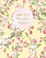 2019-2023 Five Year Planner Spring Flower -Yellow