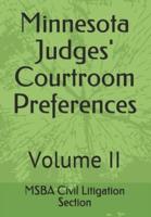 Minnesota Judges' Courtroom Preferences