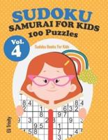 Sudoku Samurai for Kids 100 Puzzles Vol.4