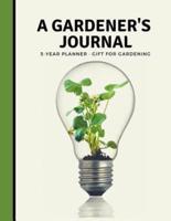 A Gardeners Journal 5 Year Planner