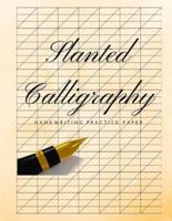 Slanted Calligraphy Handwriting Practice Paper