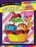 Dessert Lovers Mosaics Hexagon Coloring Books 2