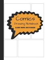 Comics Drawing Notebook Blank Anime Sketchbook