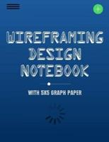 Wireframing Design Notebook With 5X5 Graph Paper