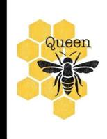 Honeycomb Queen Bee Composition Notebook