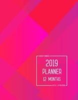 Planner 2019 12 Months