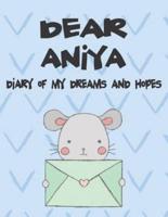 Dear Aniya, Diary of My Dreams and Hopes