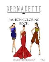 BERNADETTE Fashion Coloring Book Vol.13