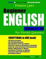 Preston Lee's Beginner English Lesson 41 - 60 For Finnish Speakers