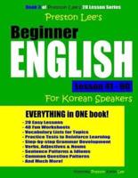 Preston Lee's Beginner English Lesson 41 - 60 For Korean Speakers