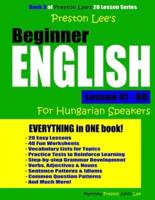 Preston Lee's Beginner English Lesson 41 - 60 For Hungarian Speakers