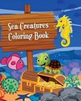 Sea Creatures Coloring Book