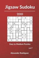 Jigsaw Sudoku Puzzles - 200 Easy to Medium Vol. 7