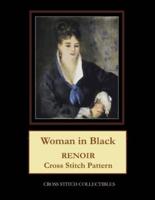 Woman in Black: Renoir Cross Stitch Pattern