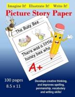 Creative Picture Story Paper 100 Pages 8.5 X 11