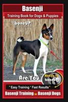 Basenji Training Book for Dogs & Puppies By BoneUP DOG Training