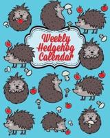 Weekly Hedgehog Calendar