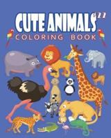 Cute Animals Coloring Book Vol.22