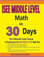 ISEE Middle Level Math in 30 Days