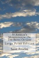 St Anselm's Monologium