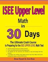 ISEE Upper Level Math in 30 Days