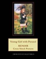 Young Girl with Parasol: Renoir Cross Stitch Pattern