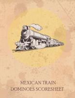 Mexican Train Dominoes Scoresheet