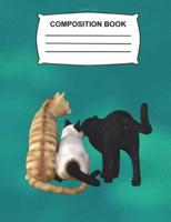 3 Friends - Cats Composition Book
